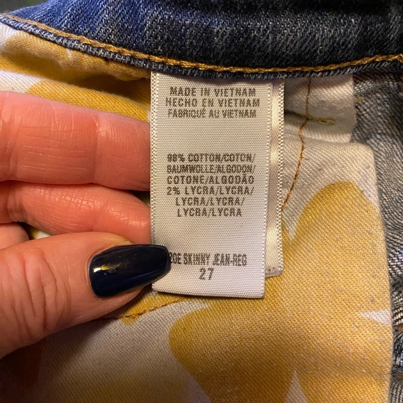 Lucky Brand Zoe Skinny jeans.  Size 4/27 - Picture 6 of 6